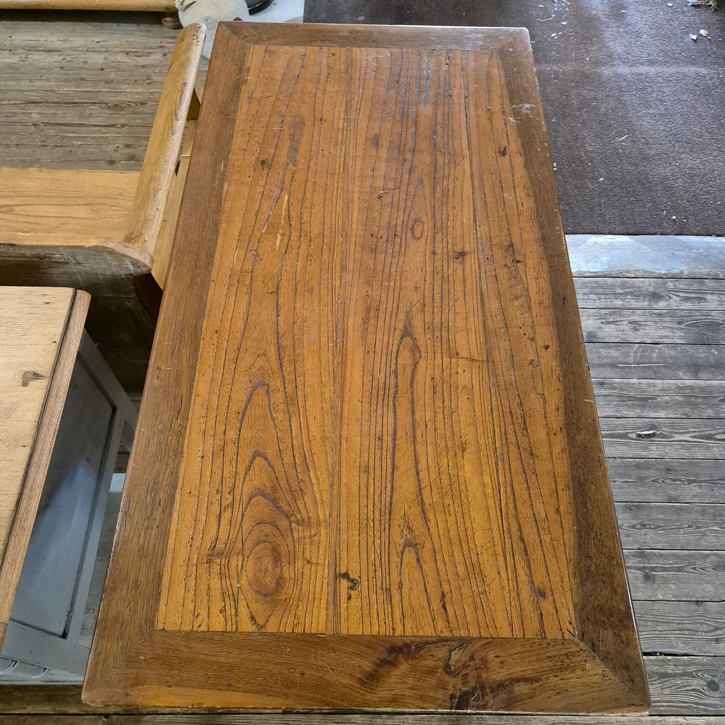 Chinese Elm Side Table