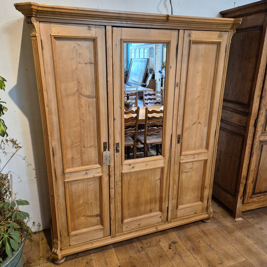 Pine Triple Wardrobe