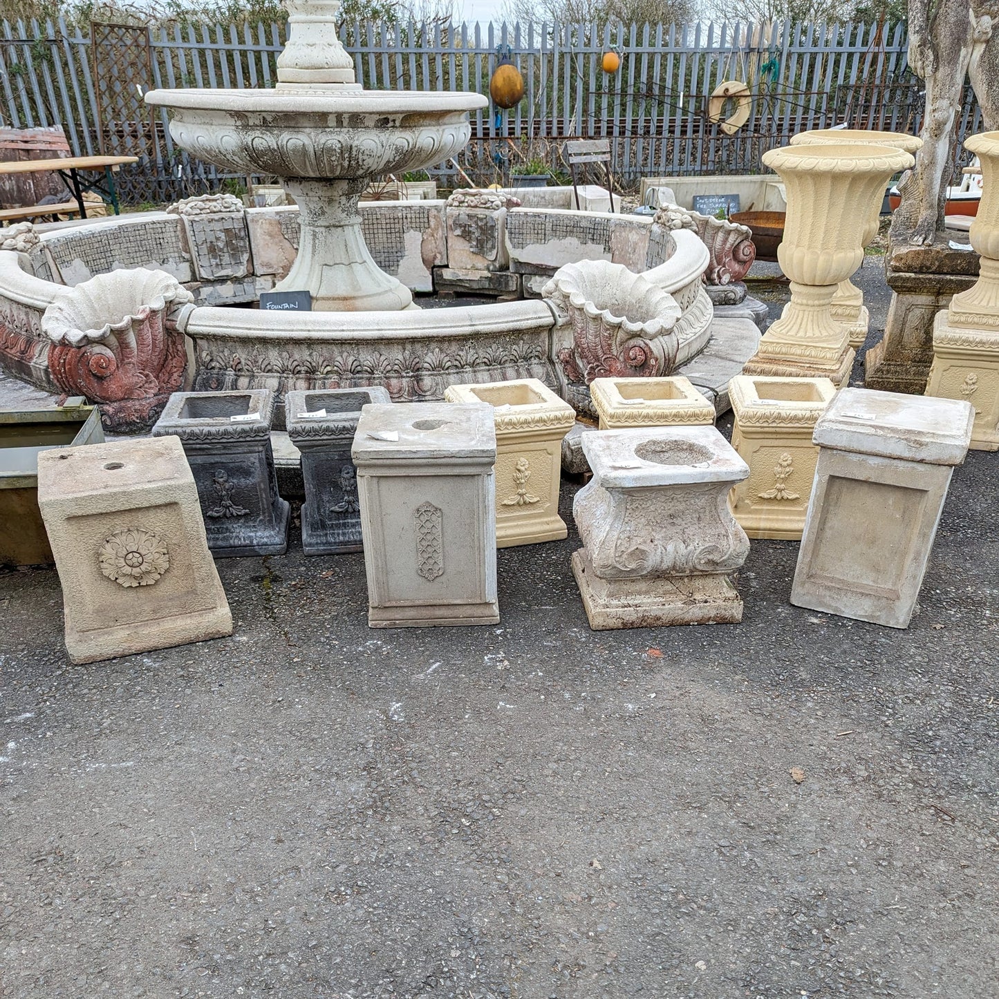 Concrete Garden Plinths
