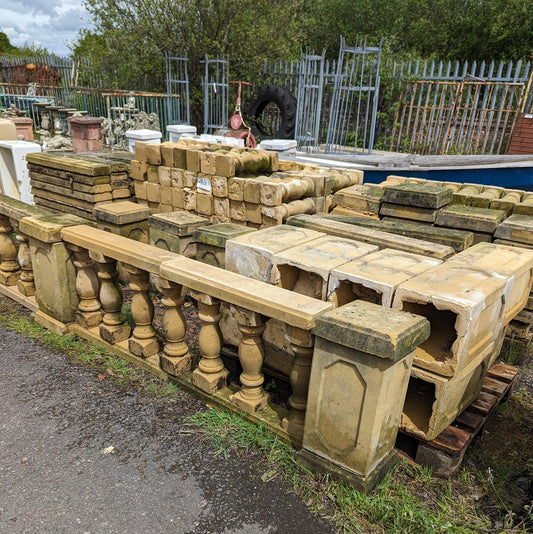 Reclaimed Concrete Balustrade