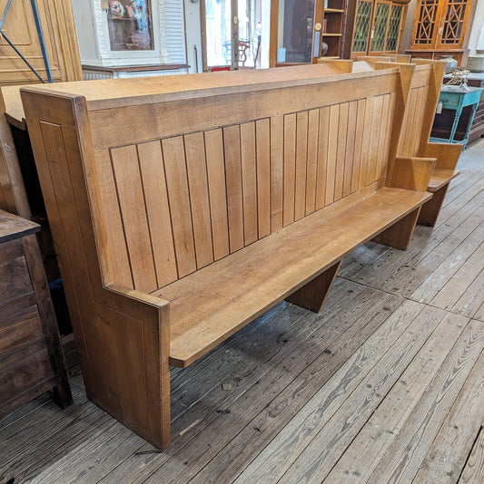 Solid Oak Choir Pew