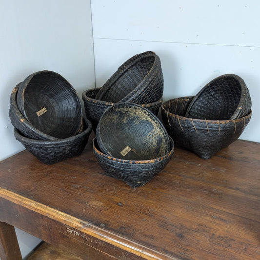 Black Oiled Baskets