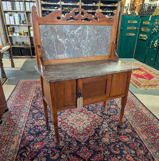 Late 19th Century Marble Top Washstand
