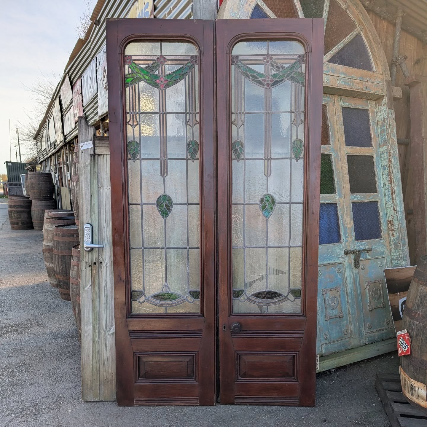 Pair of Tall Glazed Doors