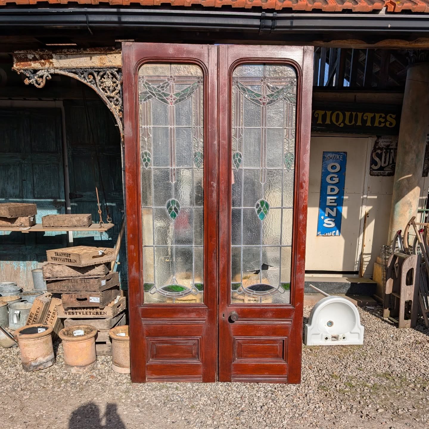 Pair of Tall Glazed Doors