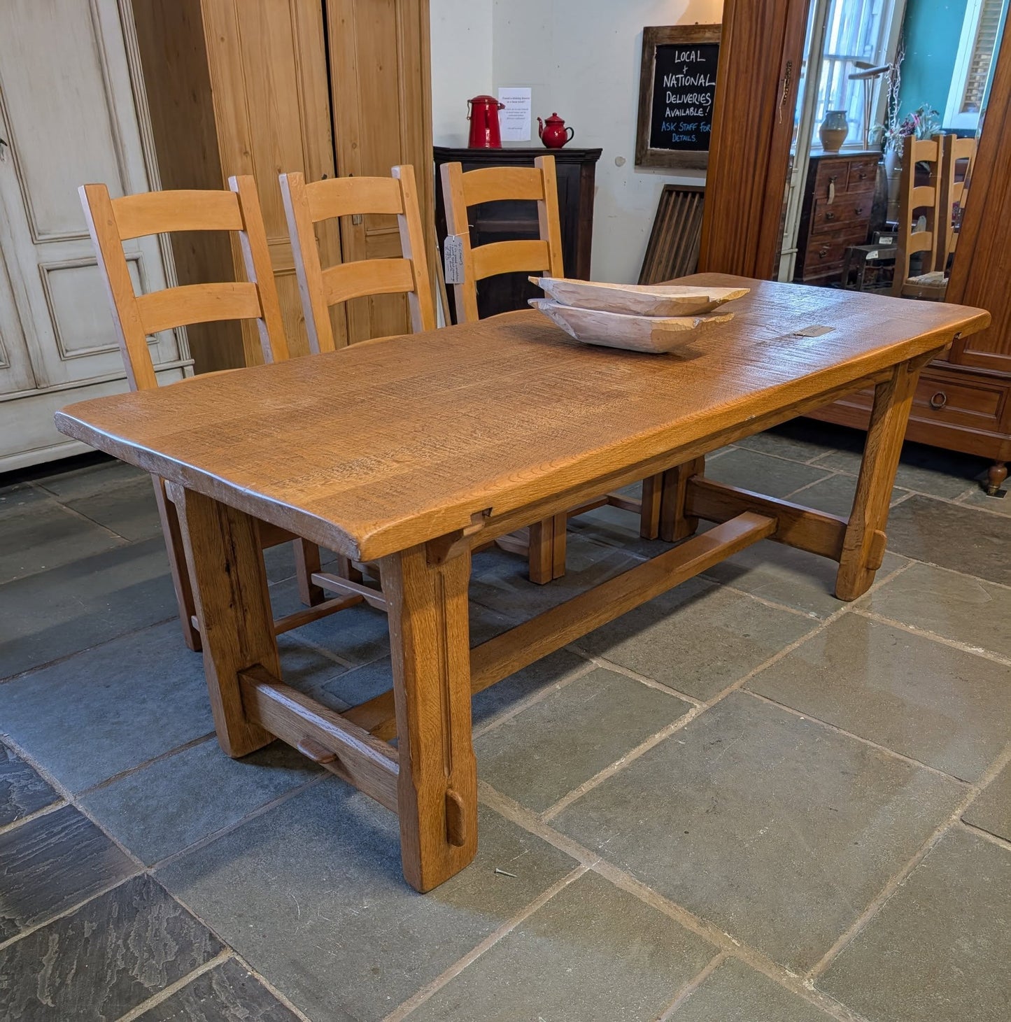 Chunky Oak Table