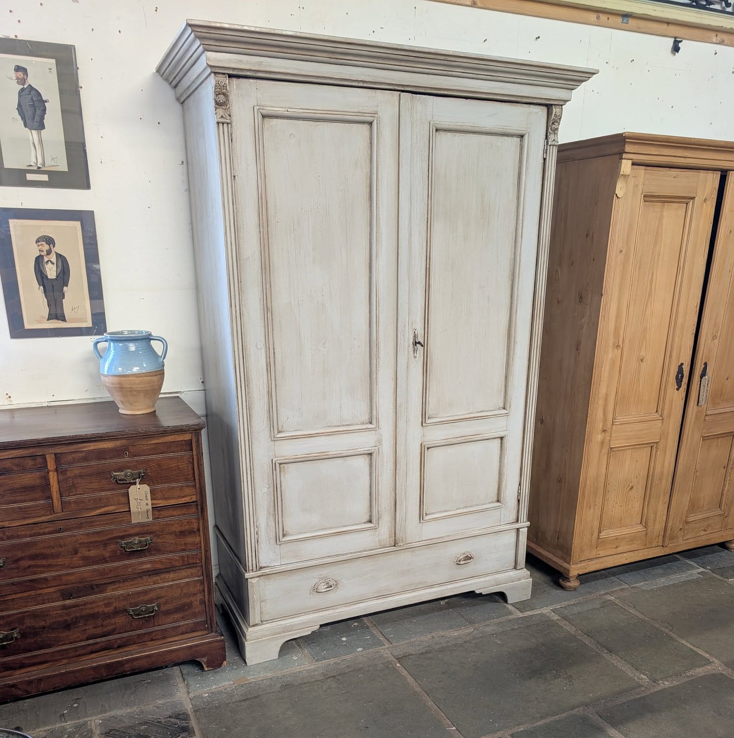 White Painted Cupboard