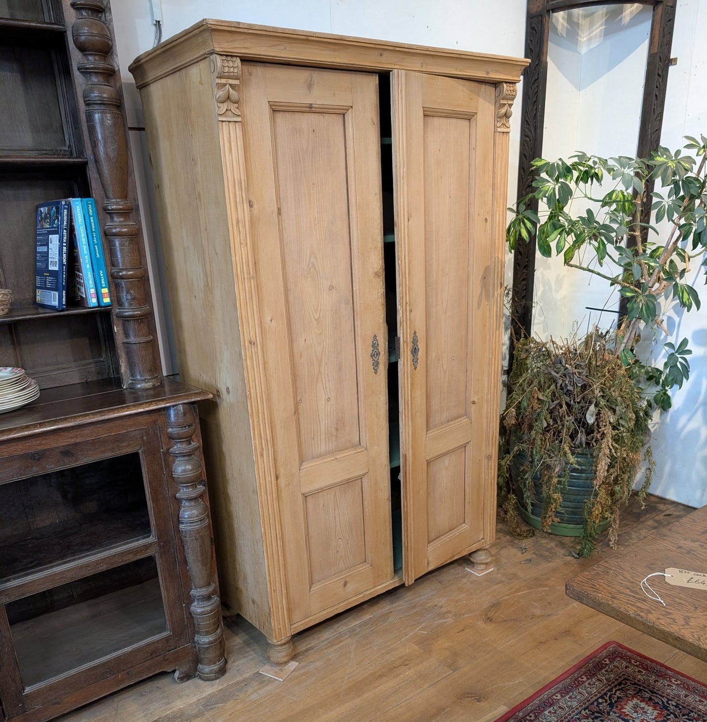 Waxed Pine Cupboard