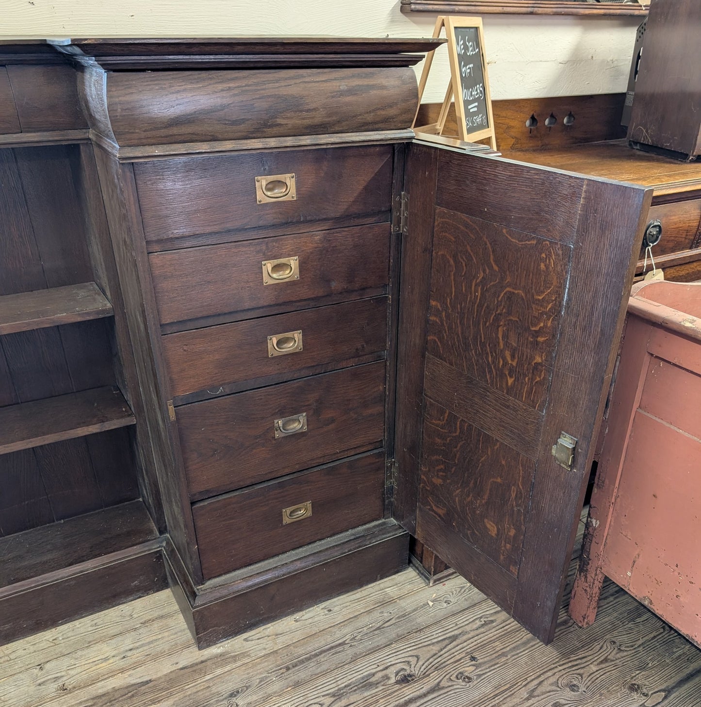 Huge Early 20th Century Bookcase