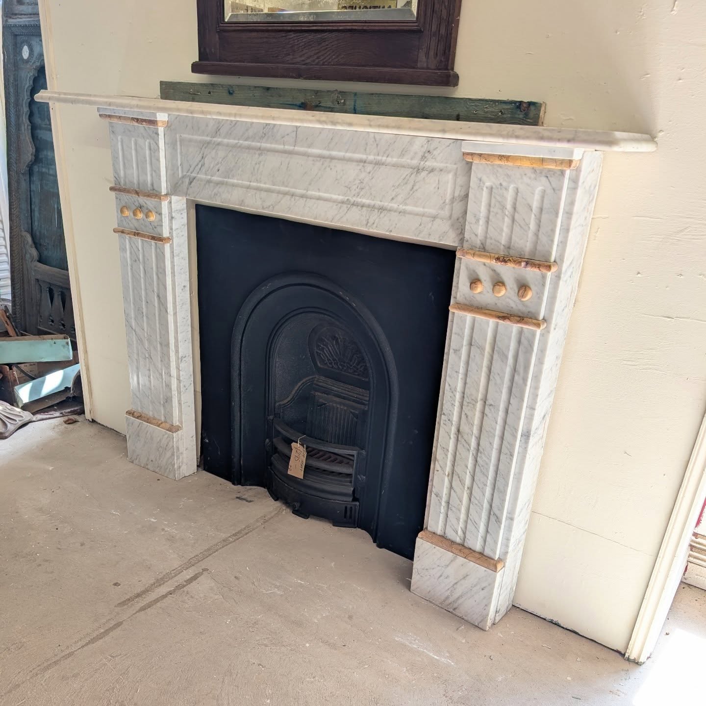Carrara Marble Fire Surround