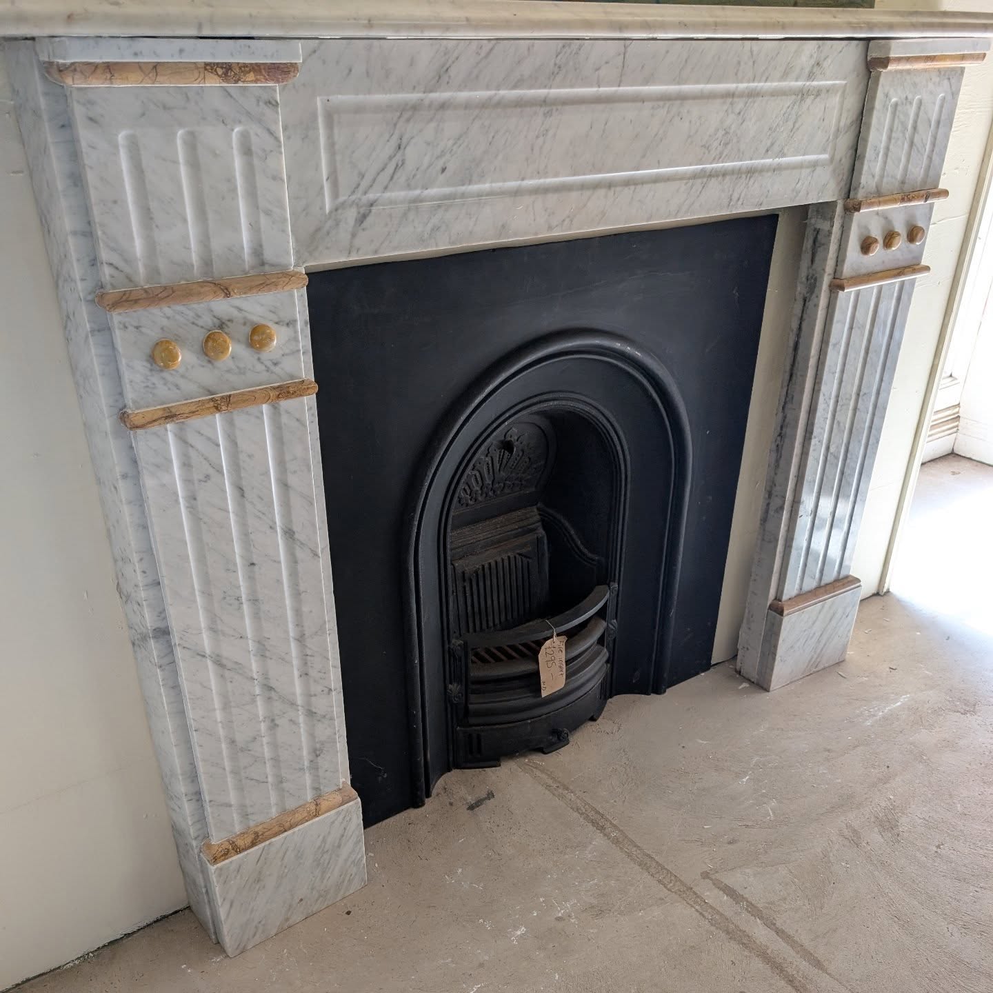 Carrara Marble Fire Surround