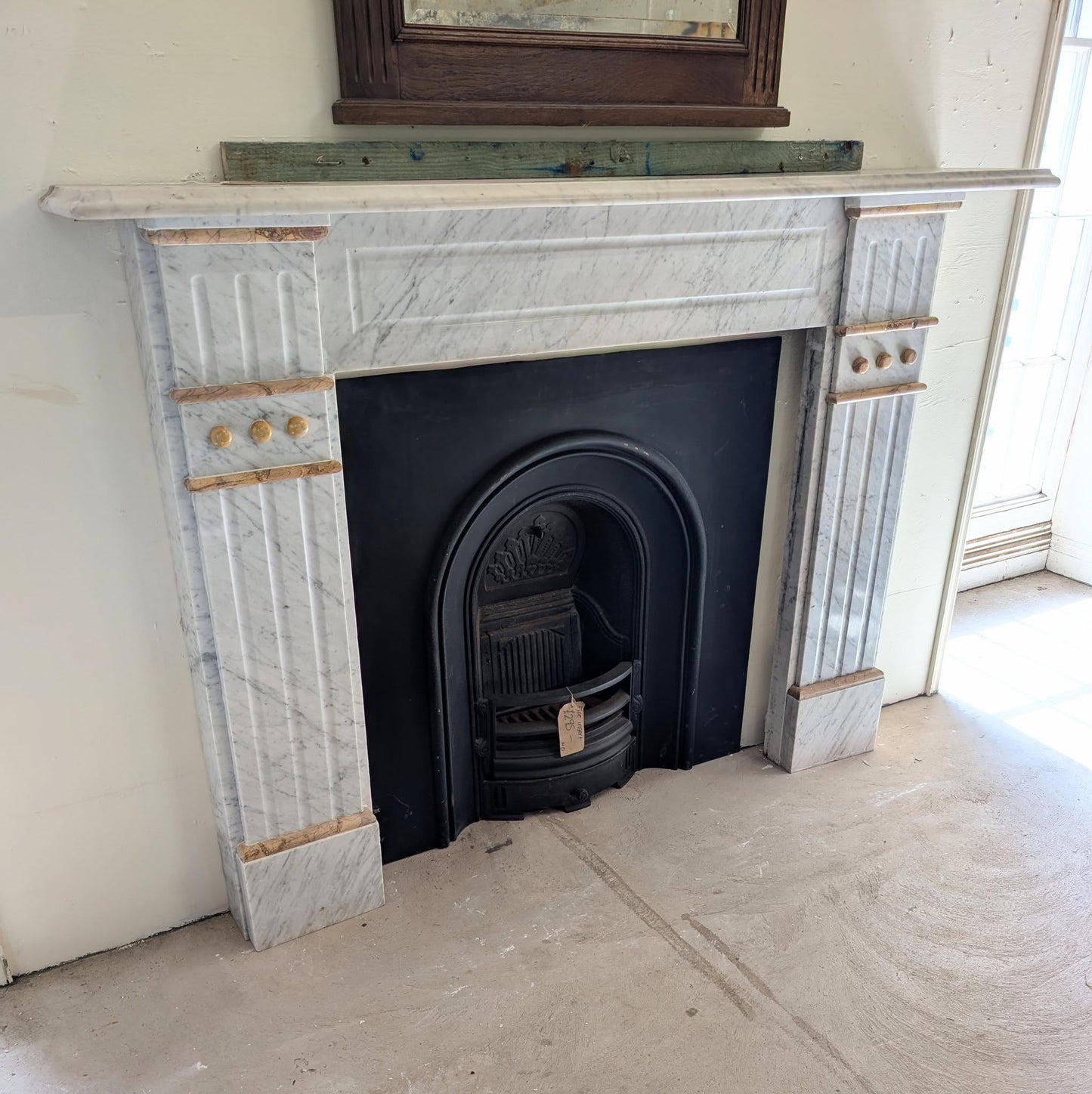 Carrara Marble Fire Surround
