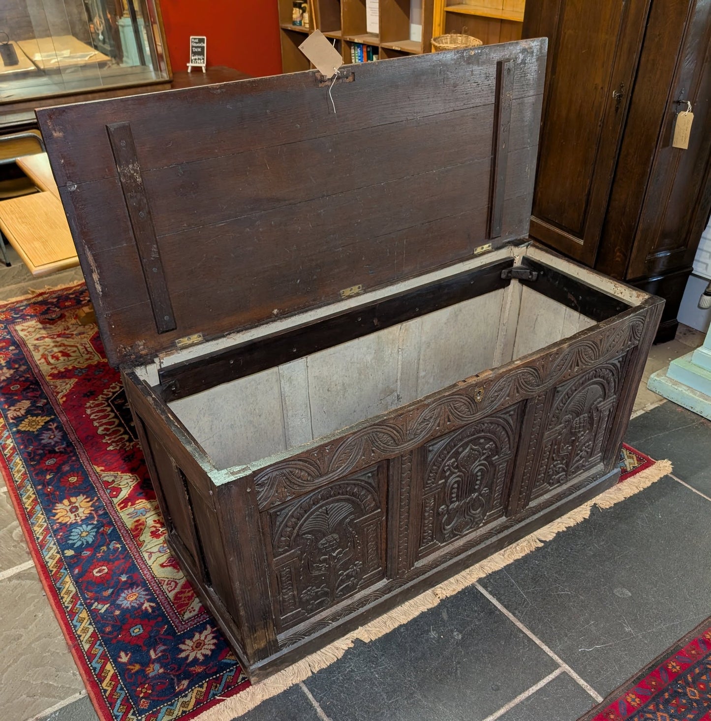 Old Carved Coffer
