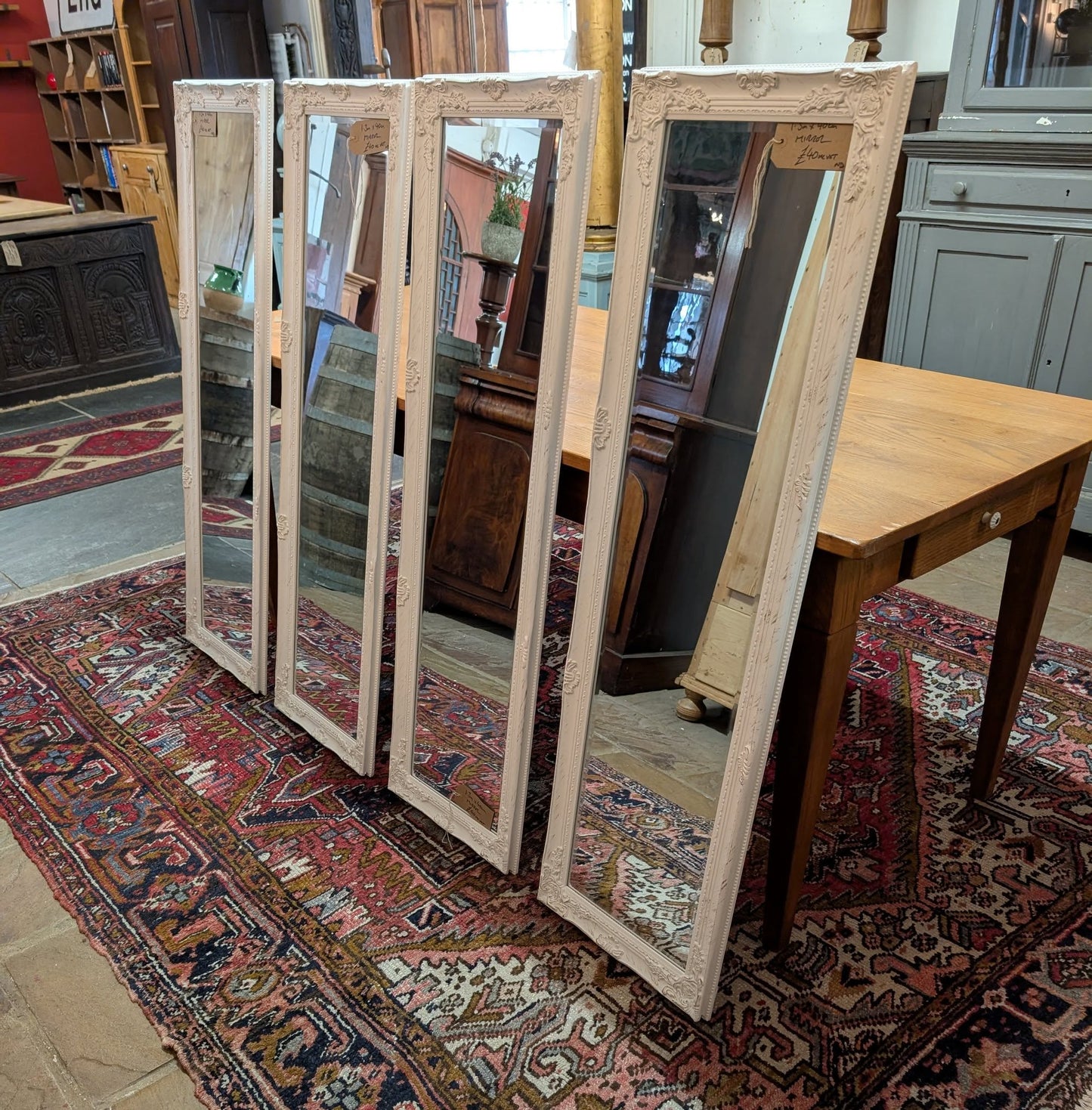 White Painted Reproduction Mirrors