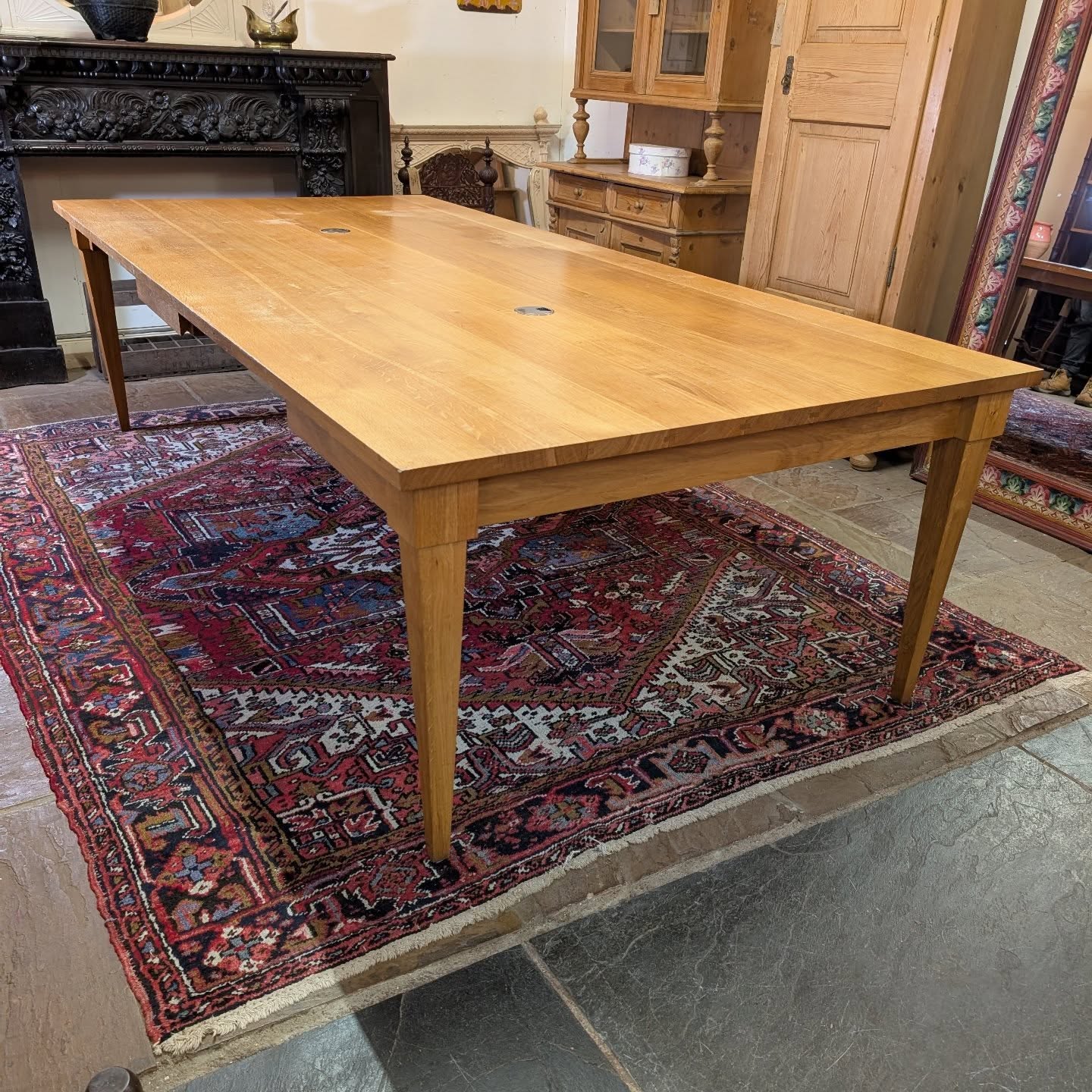 Huge Solid Oak Desk
