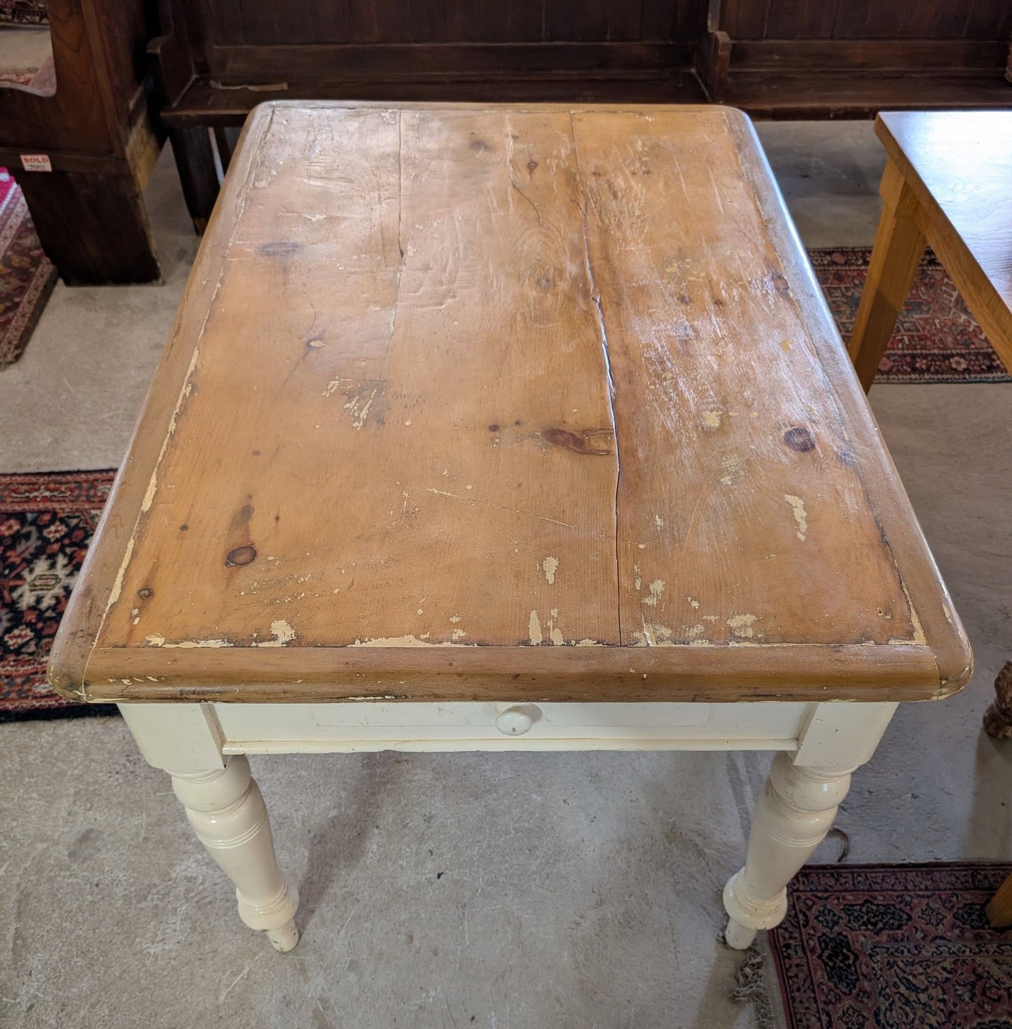 4ft 6" x 3ft Farmhouse Table