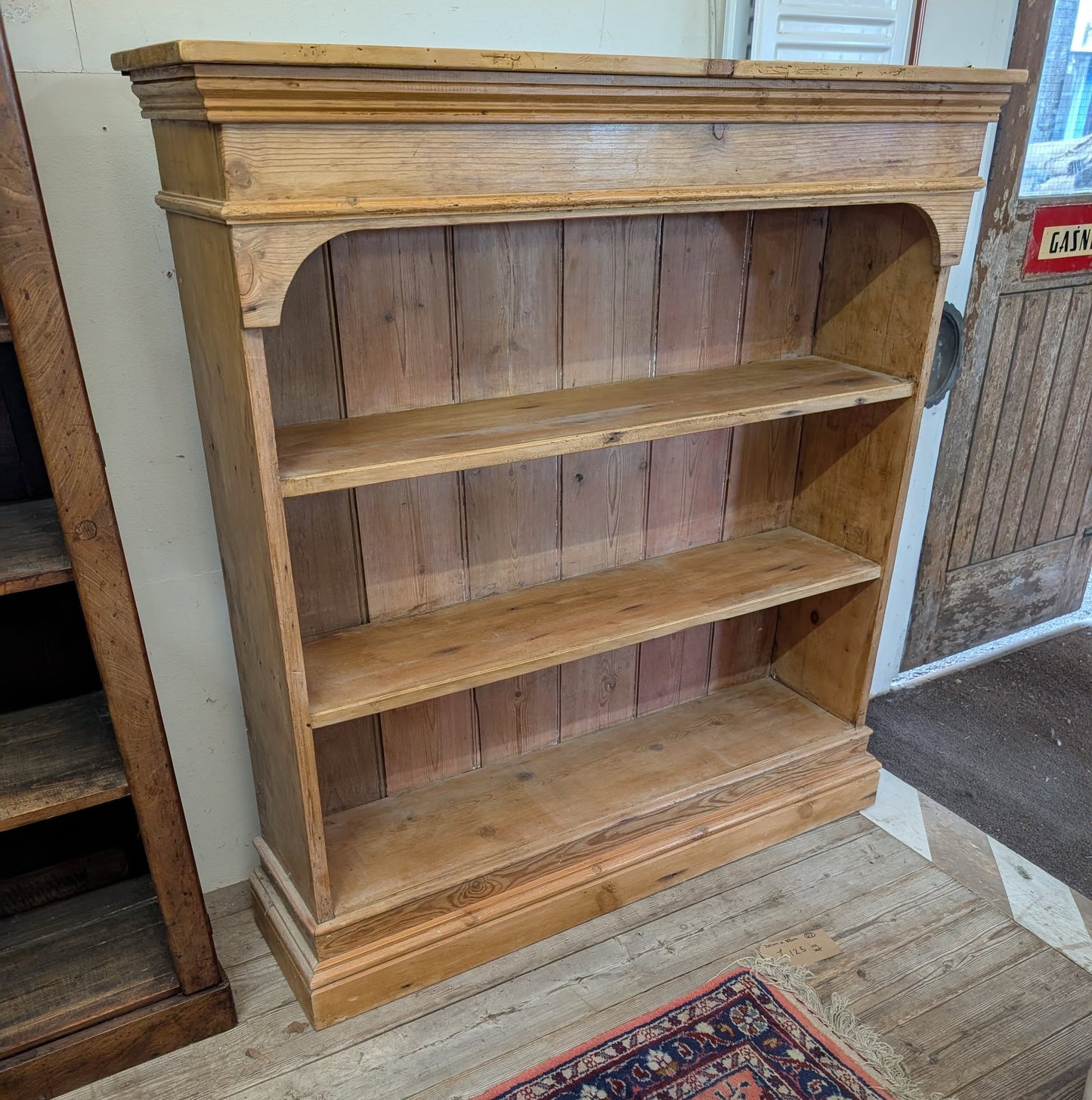 Waxed Pine Bookcase