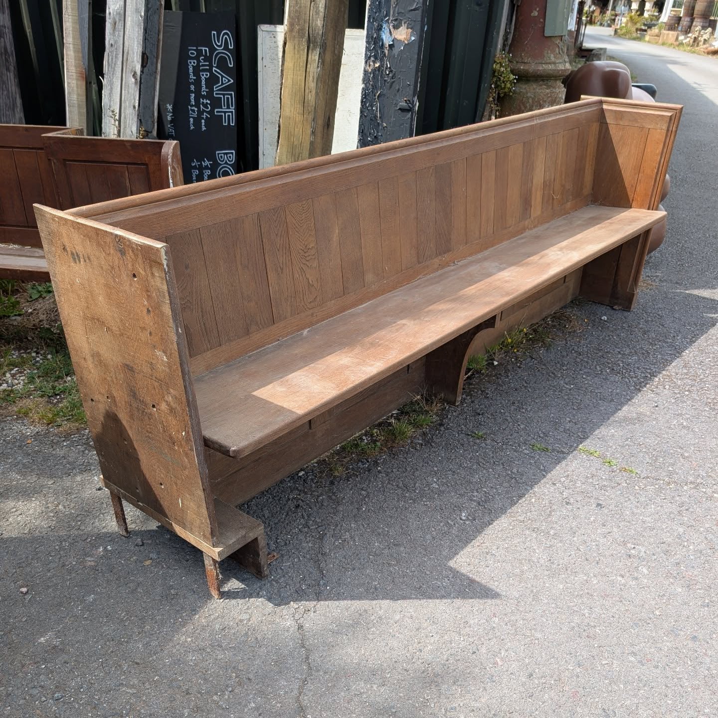 Carved Oak Pews