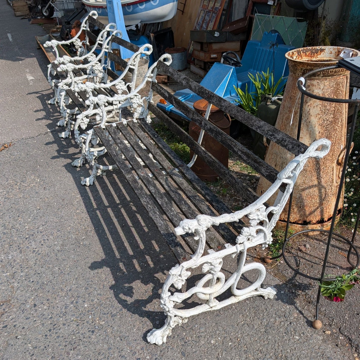 Set of Coalbrookdale Style Benches