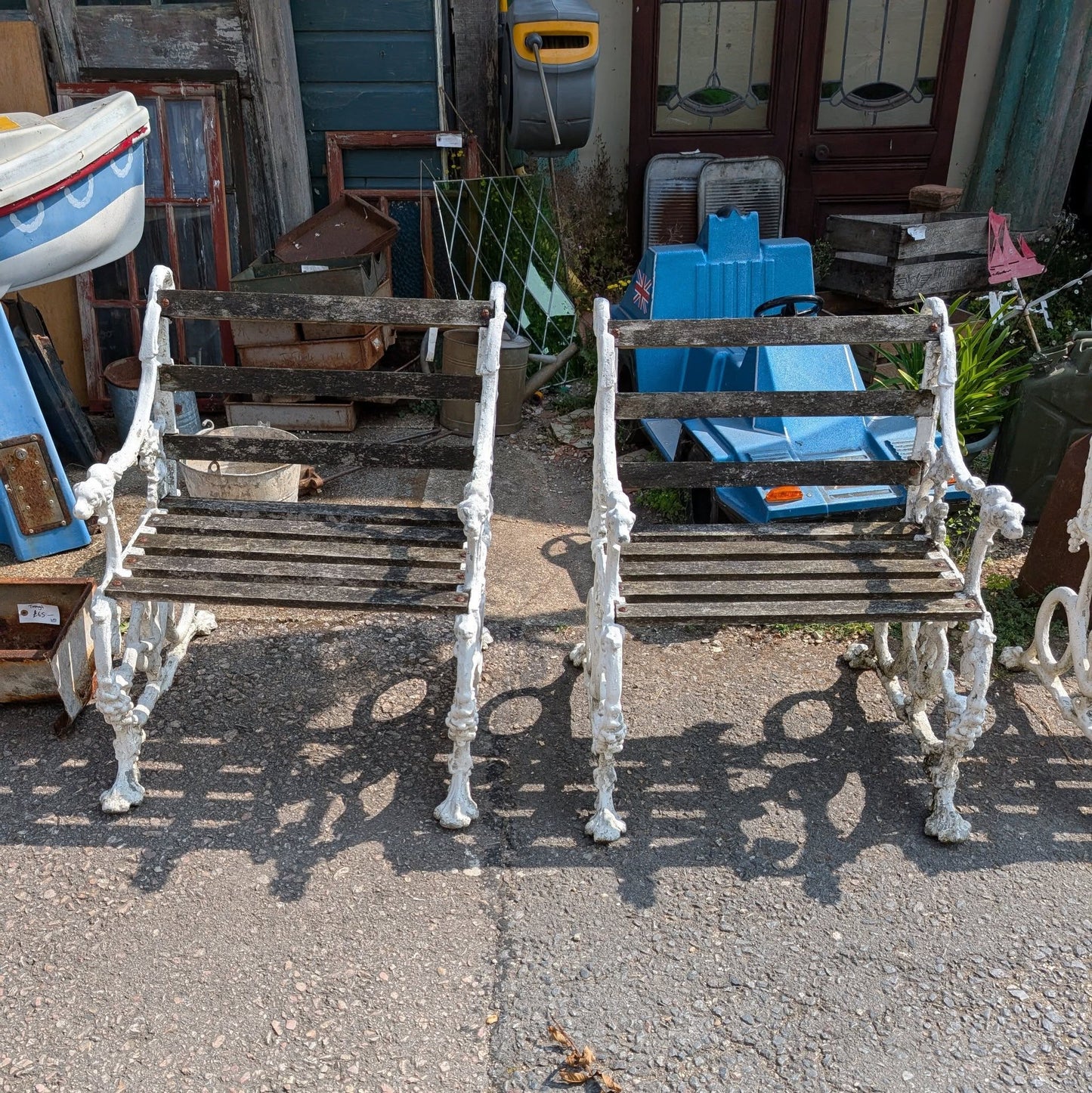 Set of Coalbrookdale Style Benches