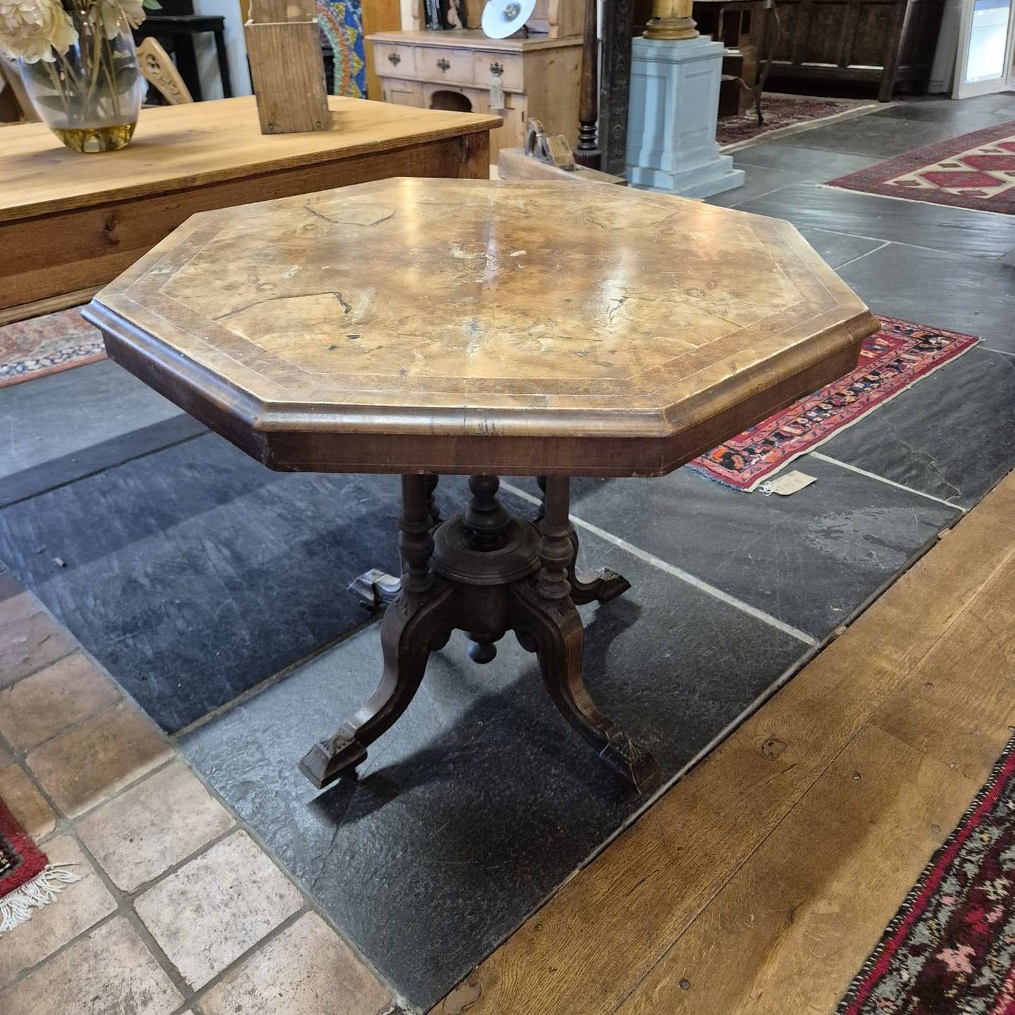 Antique Octagonal Table