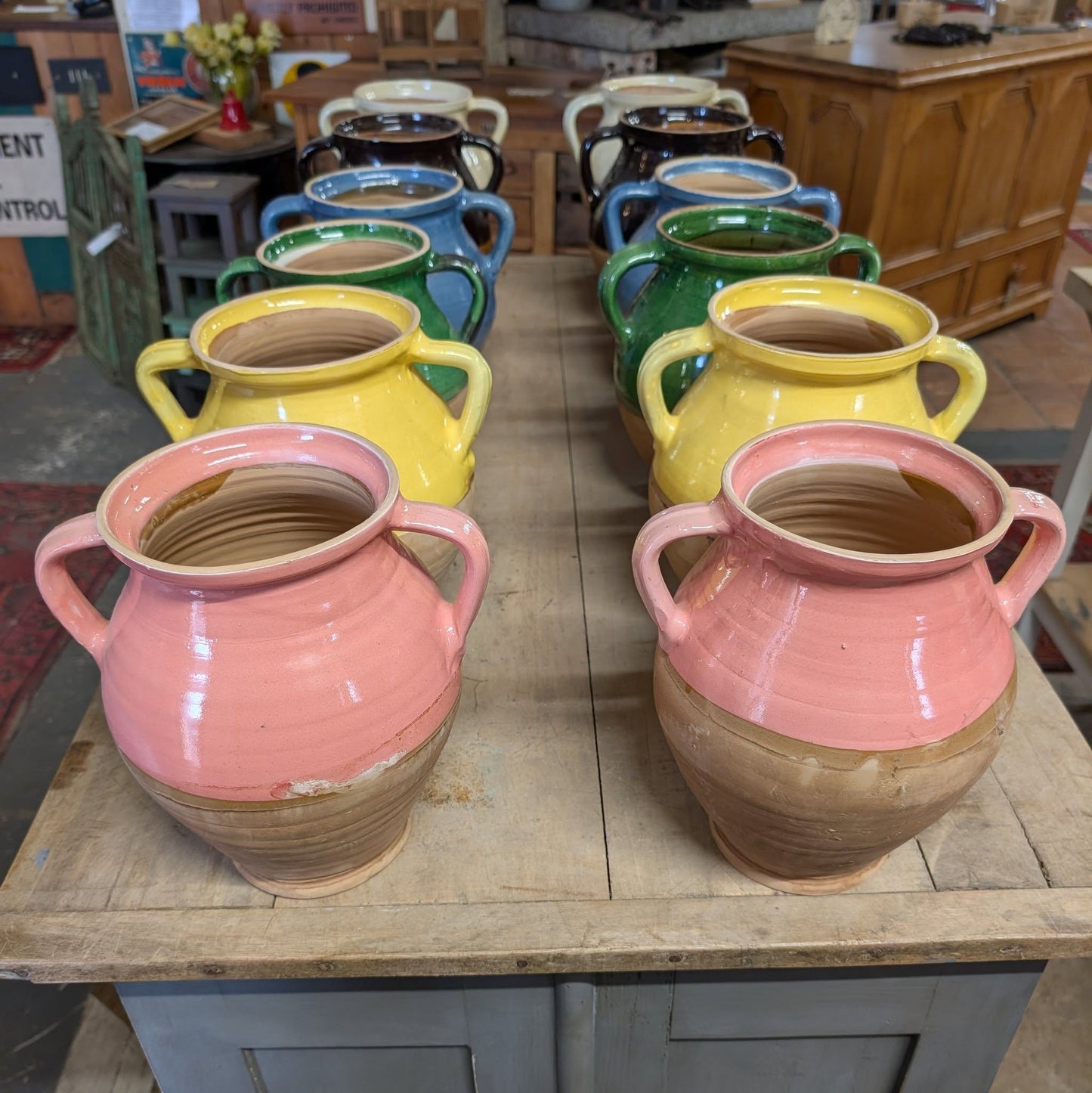 Colourful Ceramic Pots