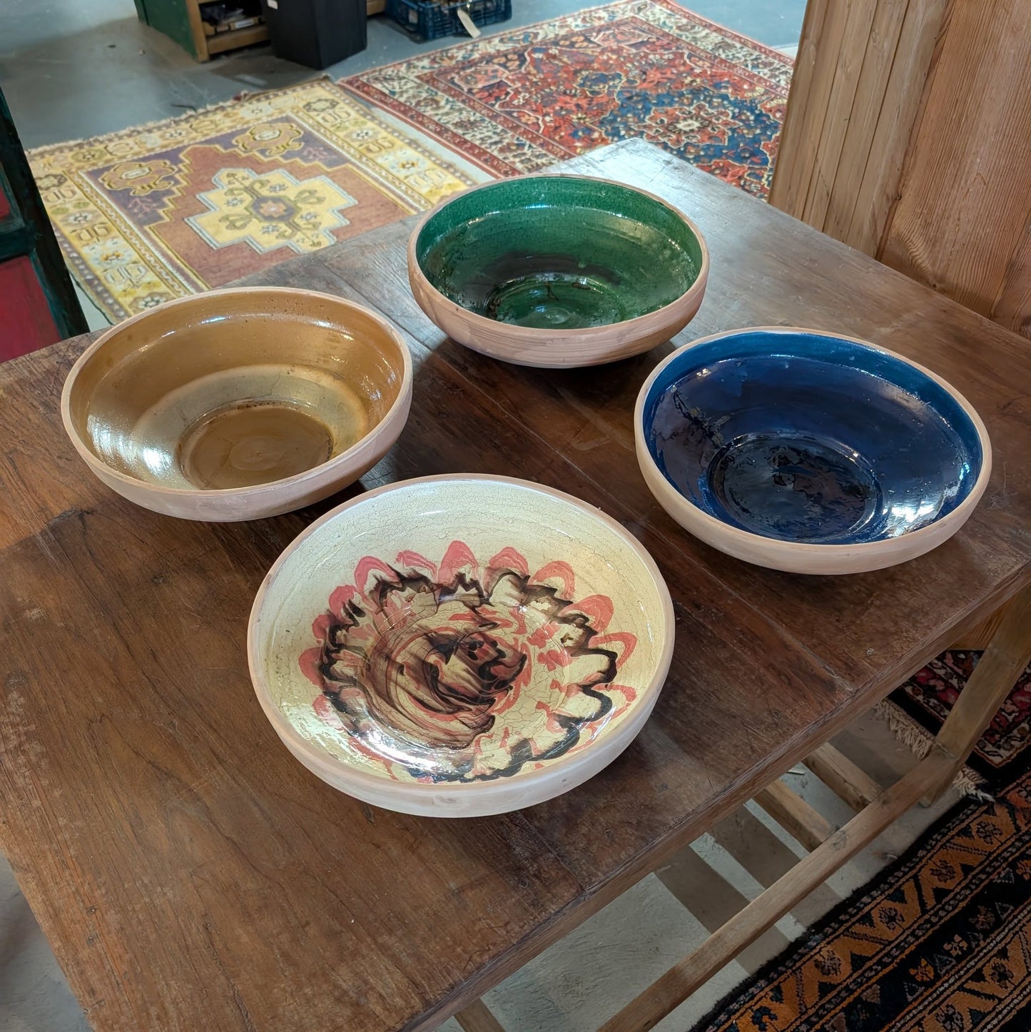 Large Glazed Bowls