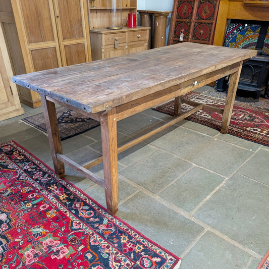 Rustic Kitchen Prep Table