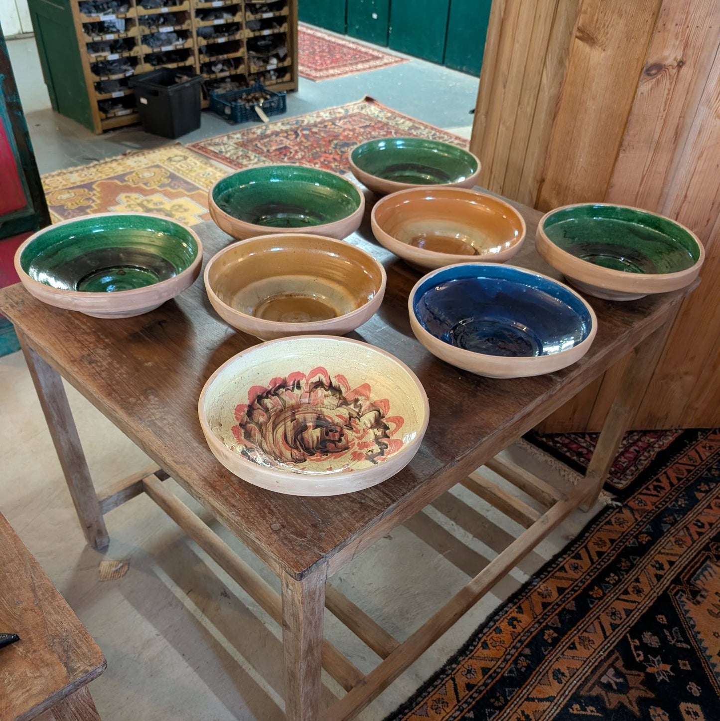Large Glazed Bowls