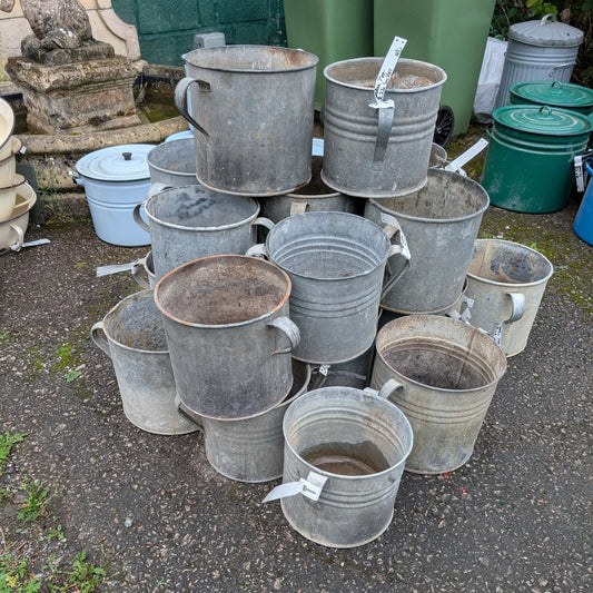Galvanised Pots