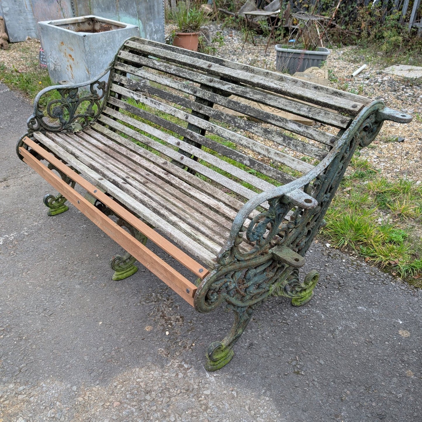 Old Cast Iron Bench
