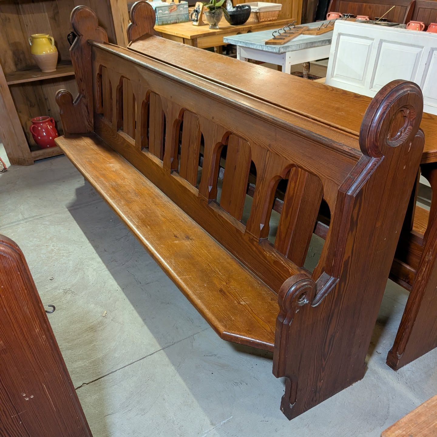 Heavy Pitch Pine Pews