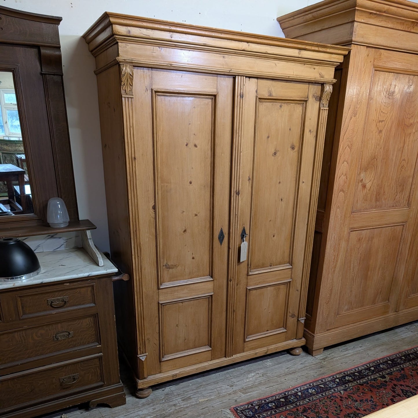 Mid Sized Pine Linen Cupboard
