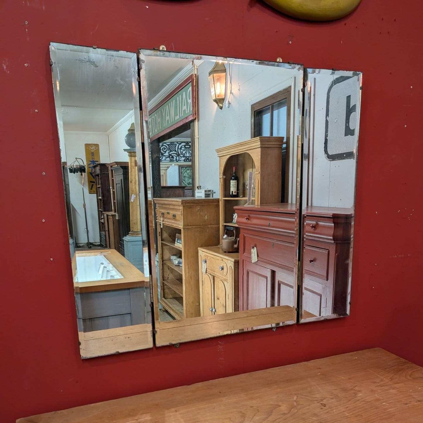 Wall Mounted Folding Mirror