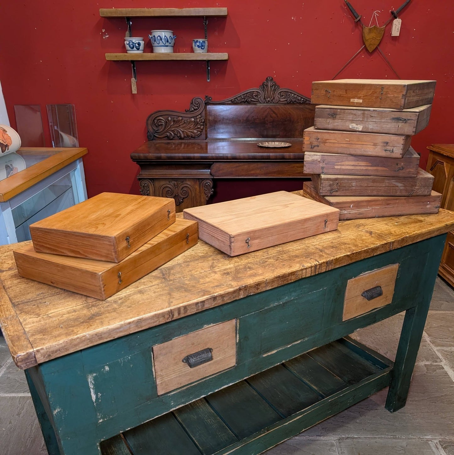 Old Empty Butterfly Boxes