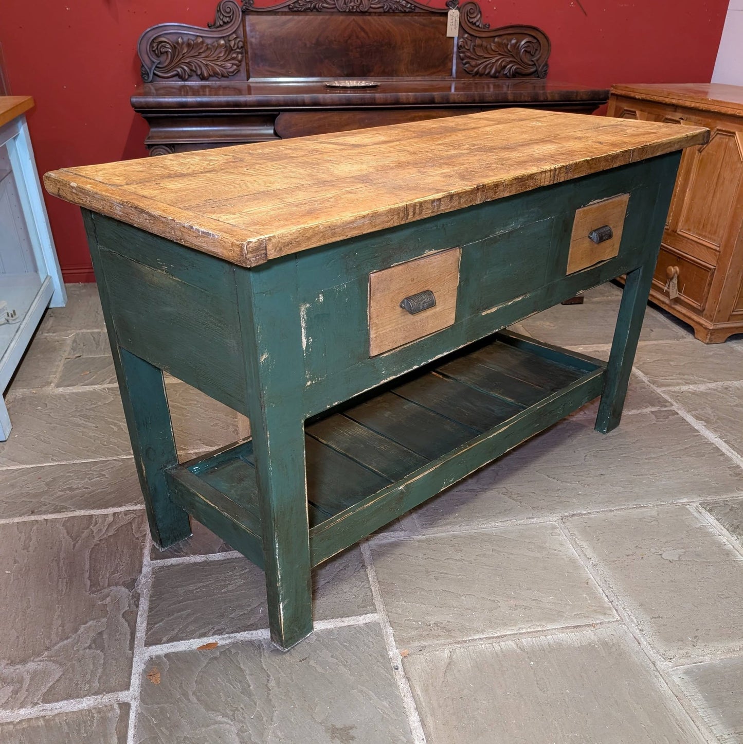 Chunky Rustic Kitchen Island