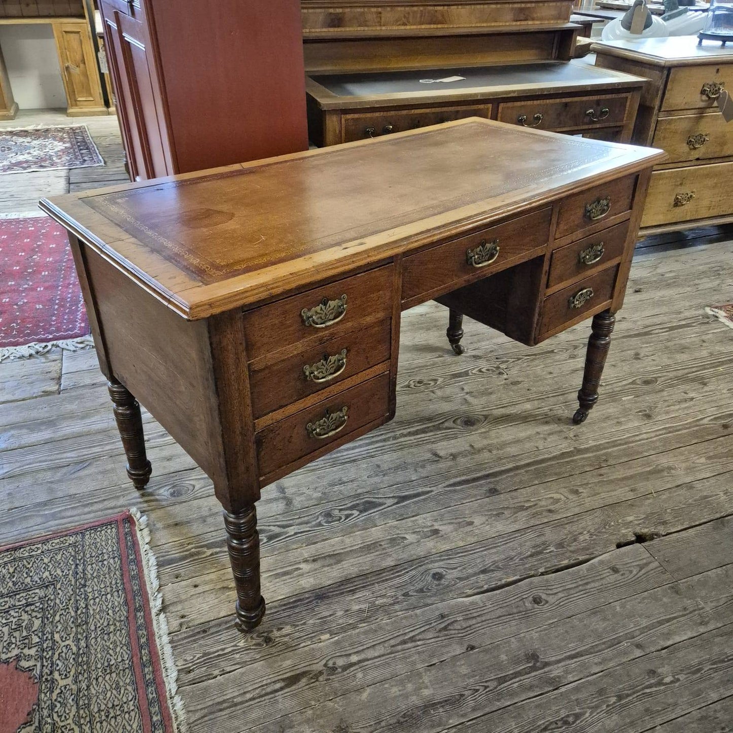 Antique Kneehole Desk