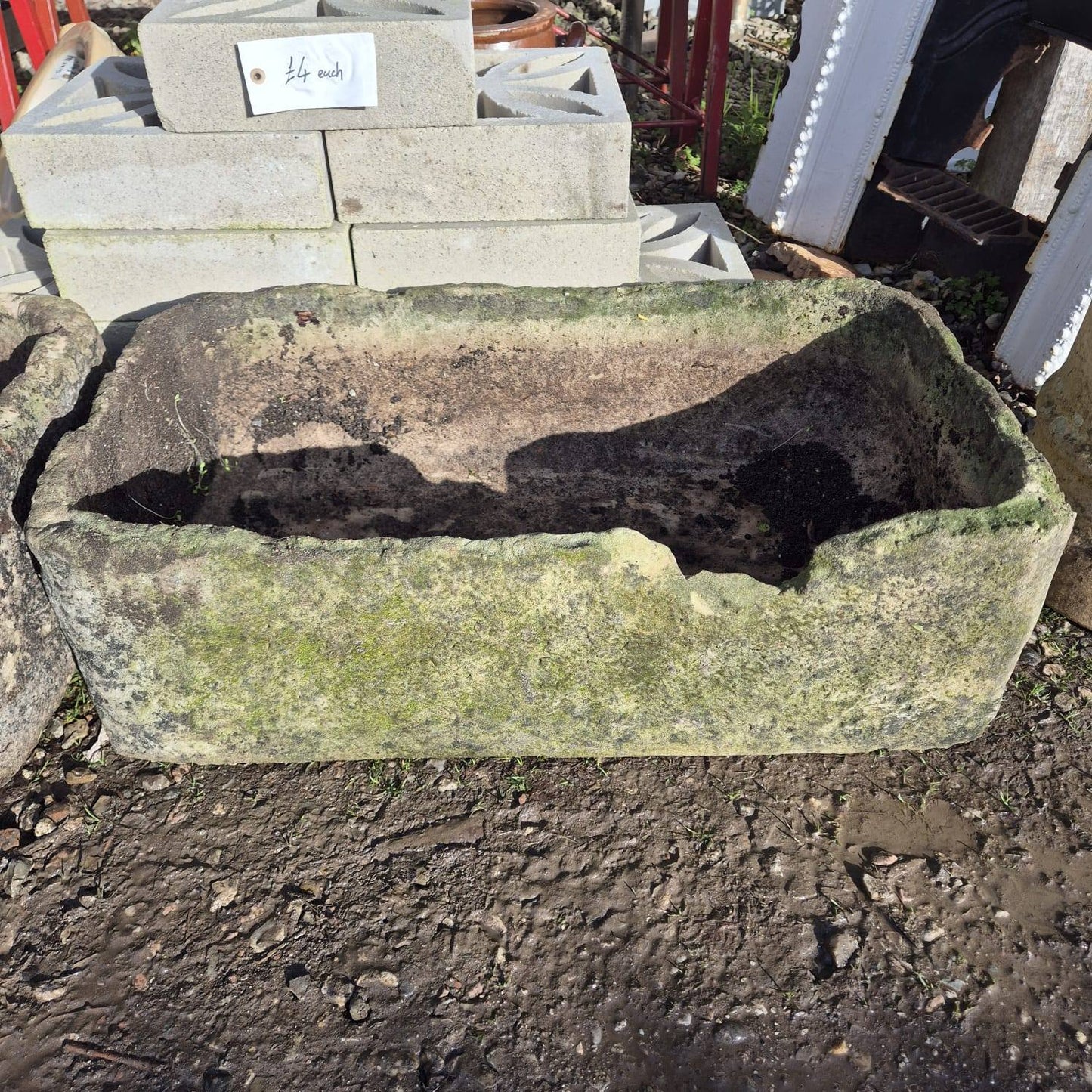Well Aged Concrete Planters