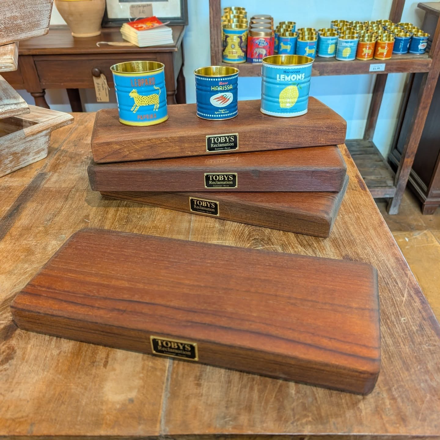 Tobys Teak Cheese Boards