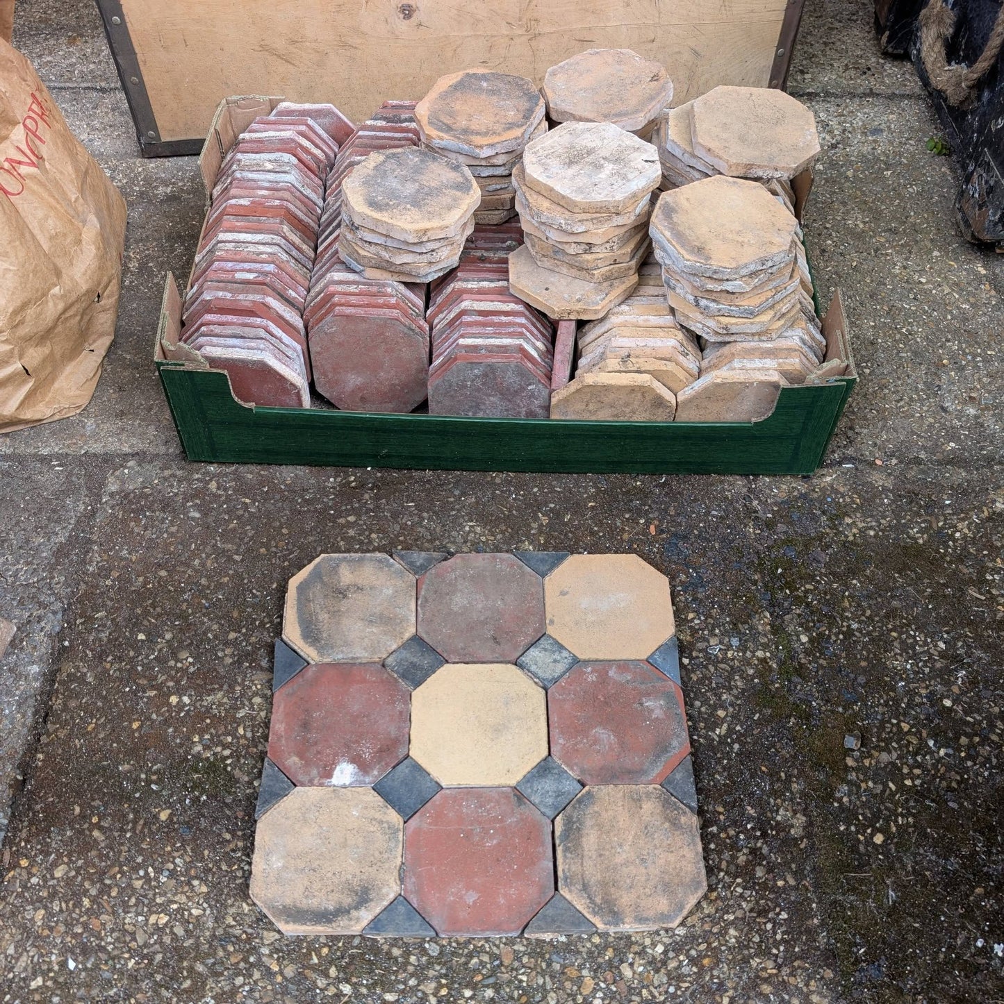 2sqm of Antique Floor Tiles