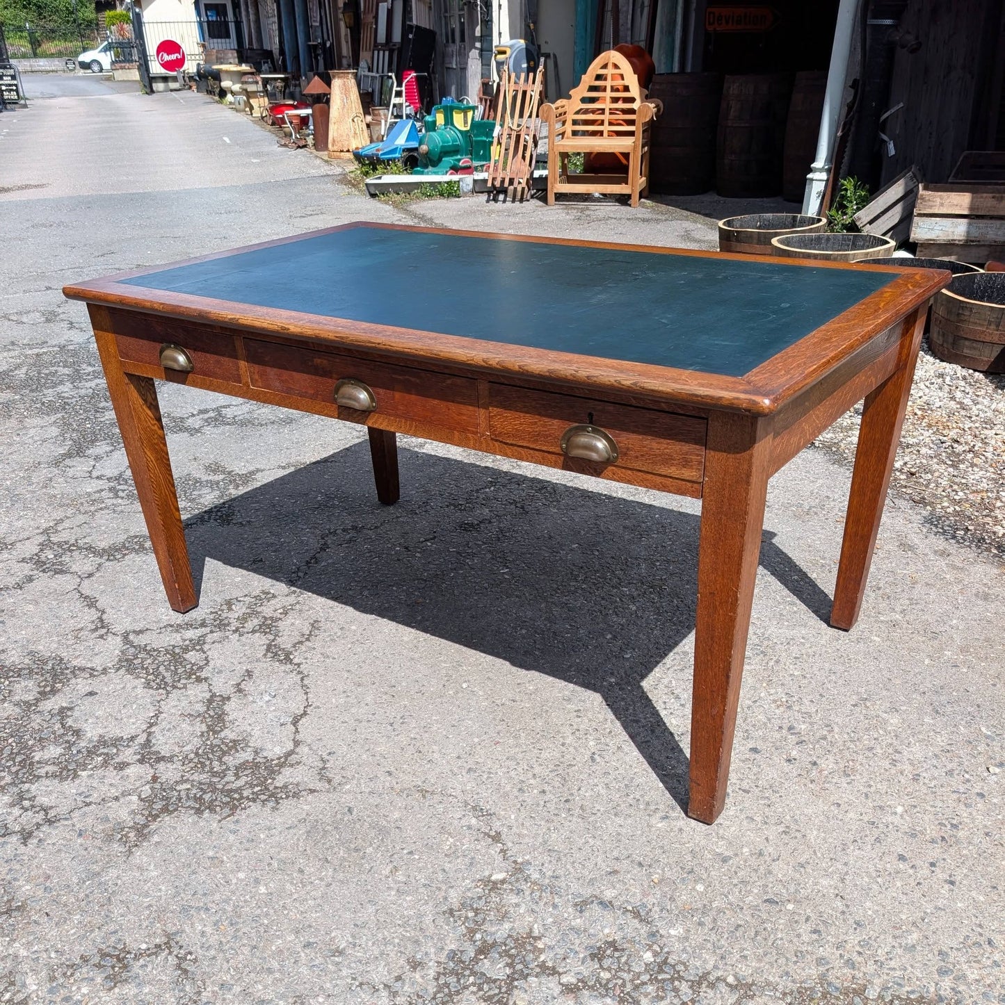 Mid Century Oak Desk