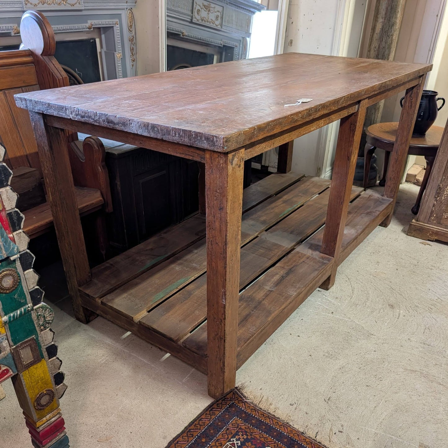 Large Simple Kitchen Island