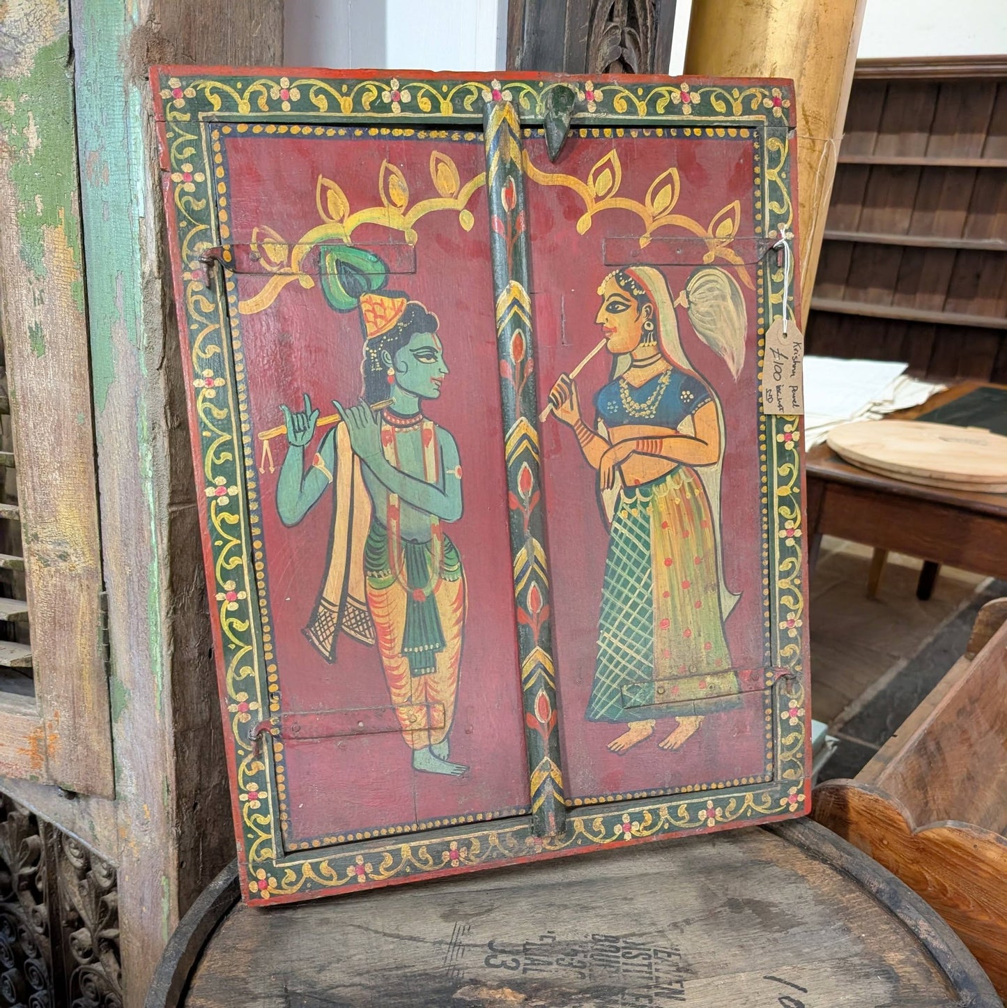 Little Painted Window/Wall Decoration