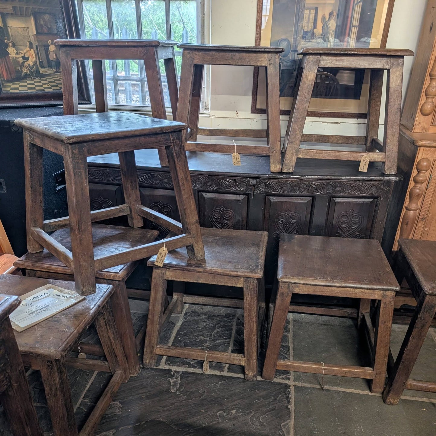 Indian Stools/Lamp Tables