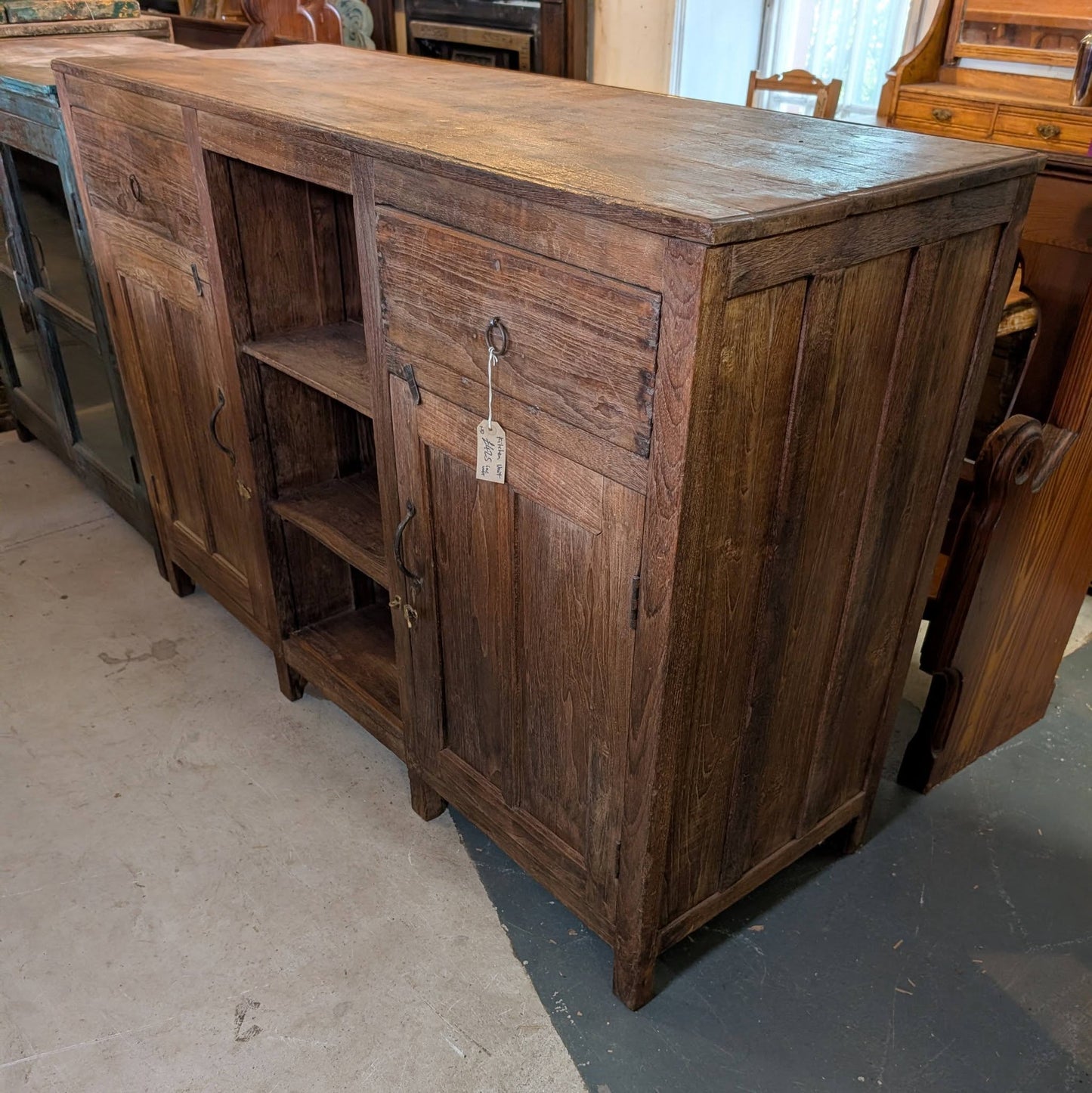 Kitchen Sideboard with Middle Open Shelving