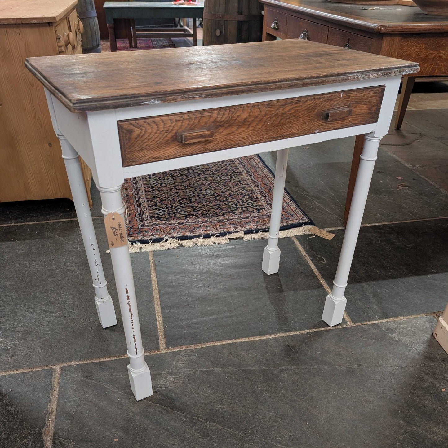 Simple Oak Hall Table