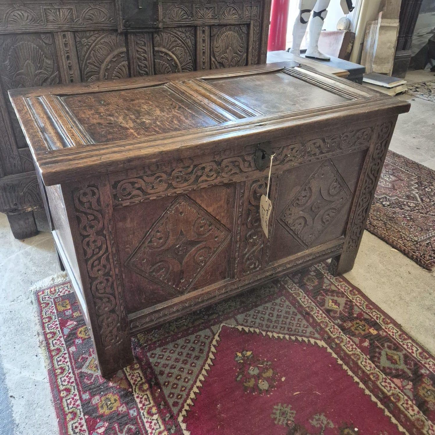 Old Carved Coffer
