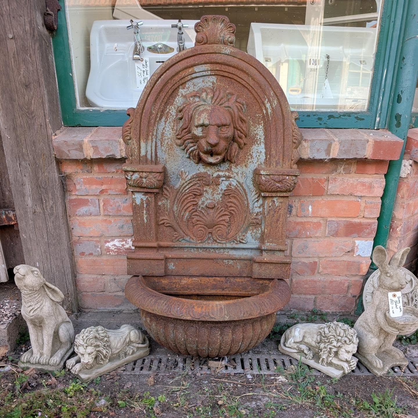 Rusty Cast Iron Fountain
