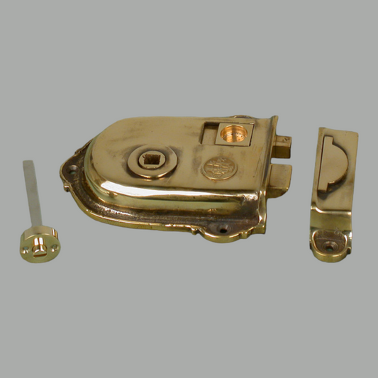 Brass Cromwell Rim Latch