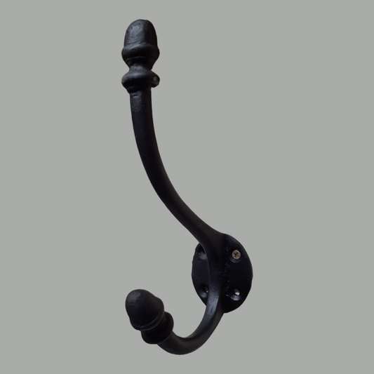 Large Matte Black Hat & Coat Hook